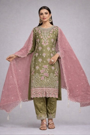 Zimi Chu With Heavy Embroidery Jarkan Kurti