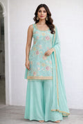 Heavy Embroidery Sherara Set