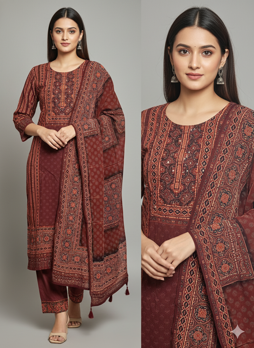 Crepe Kurti