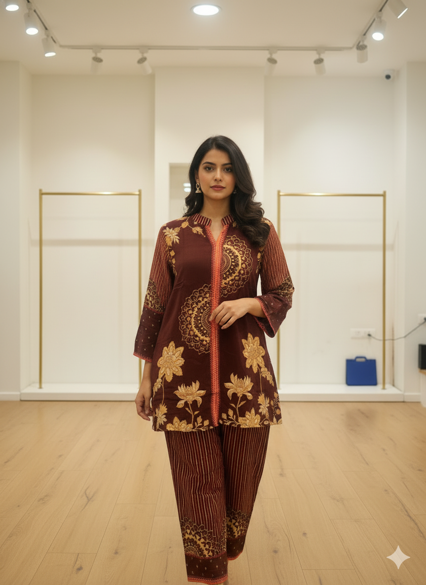 Brown Kurti