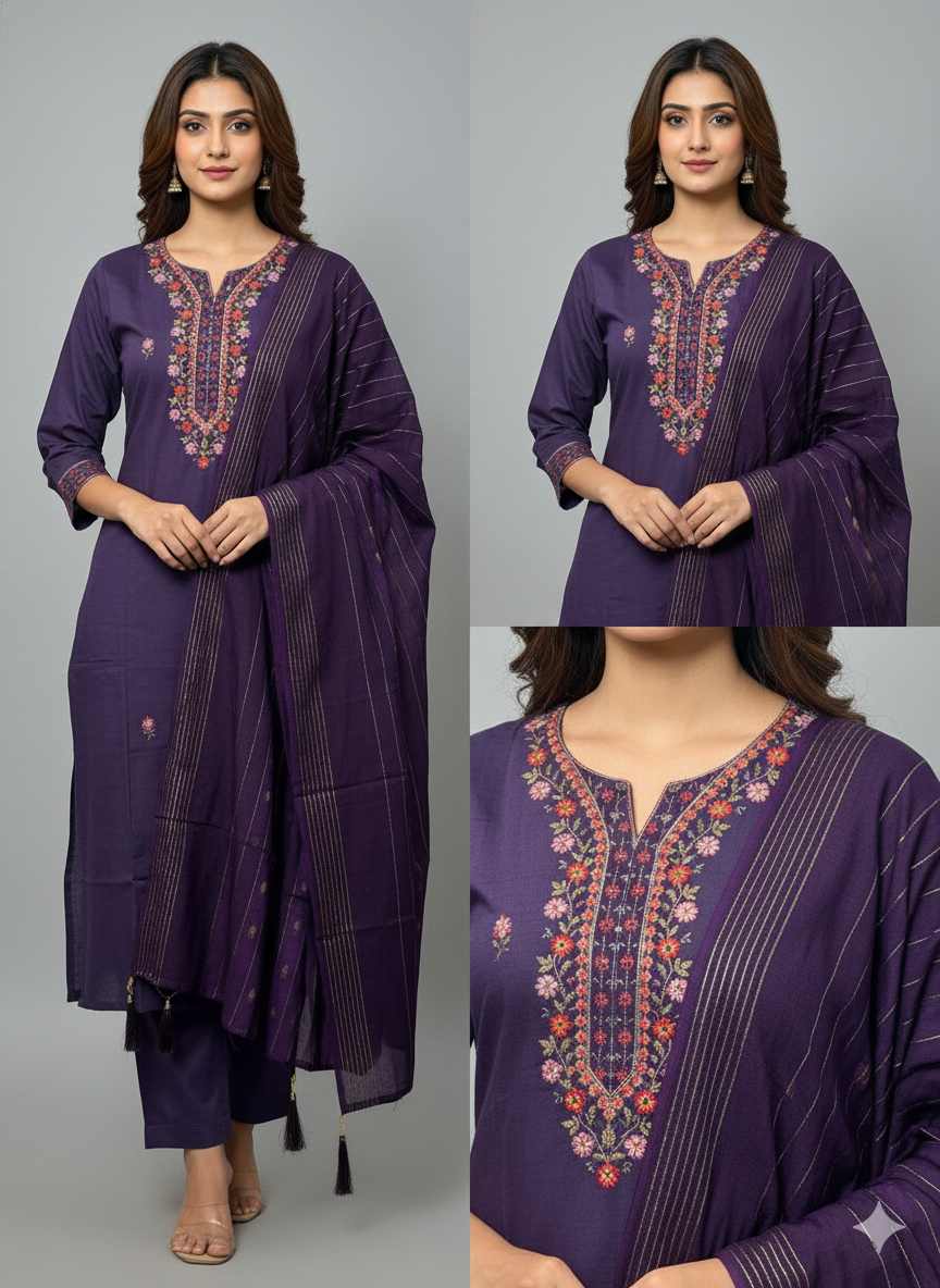 Vatican Embroidery Kurti