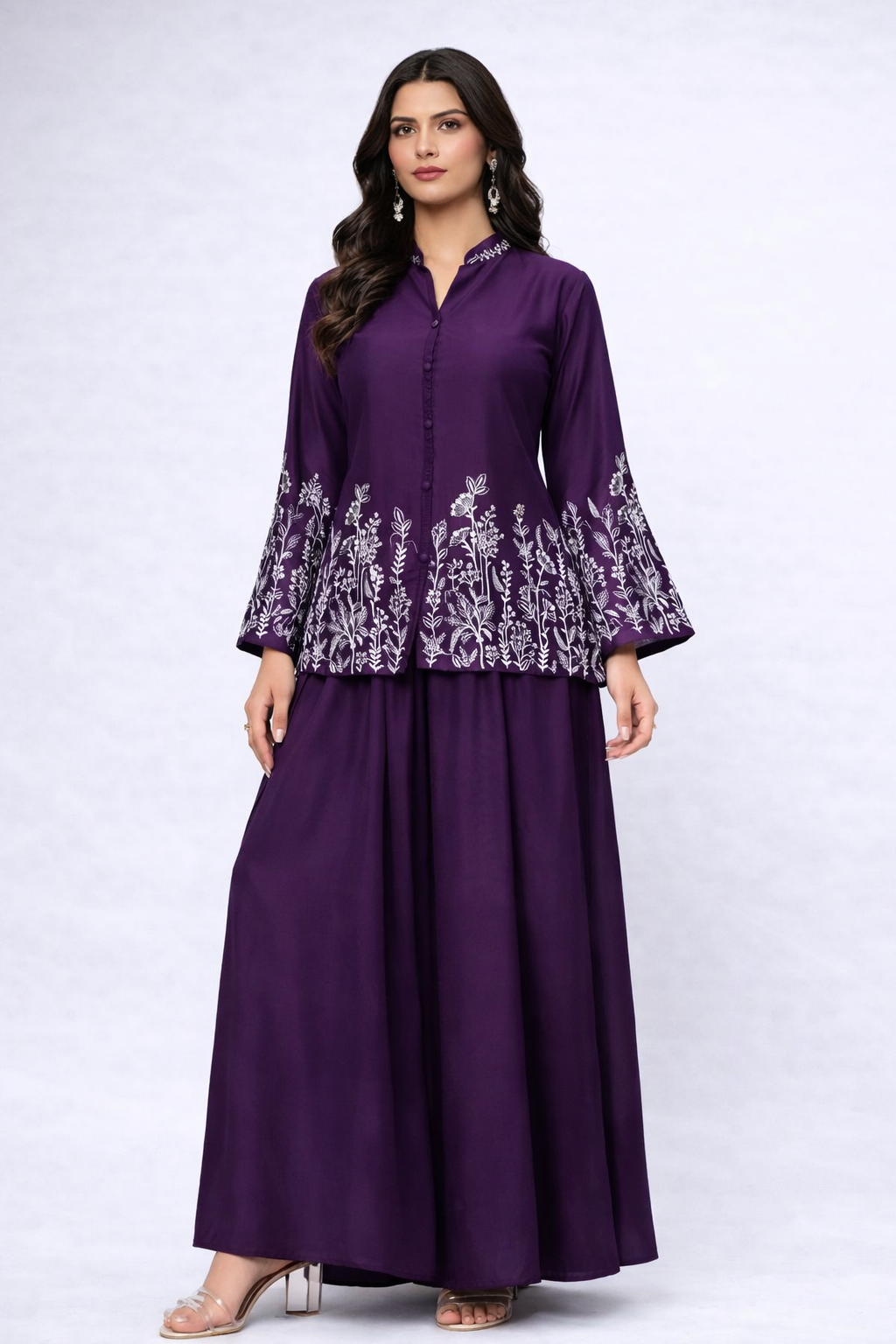 Beads Work Co-ord Set