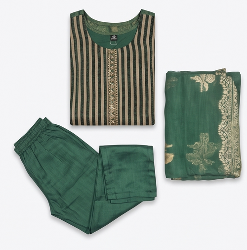 3 Piece Straight Kurti