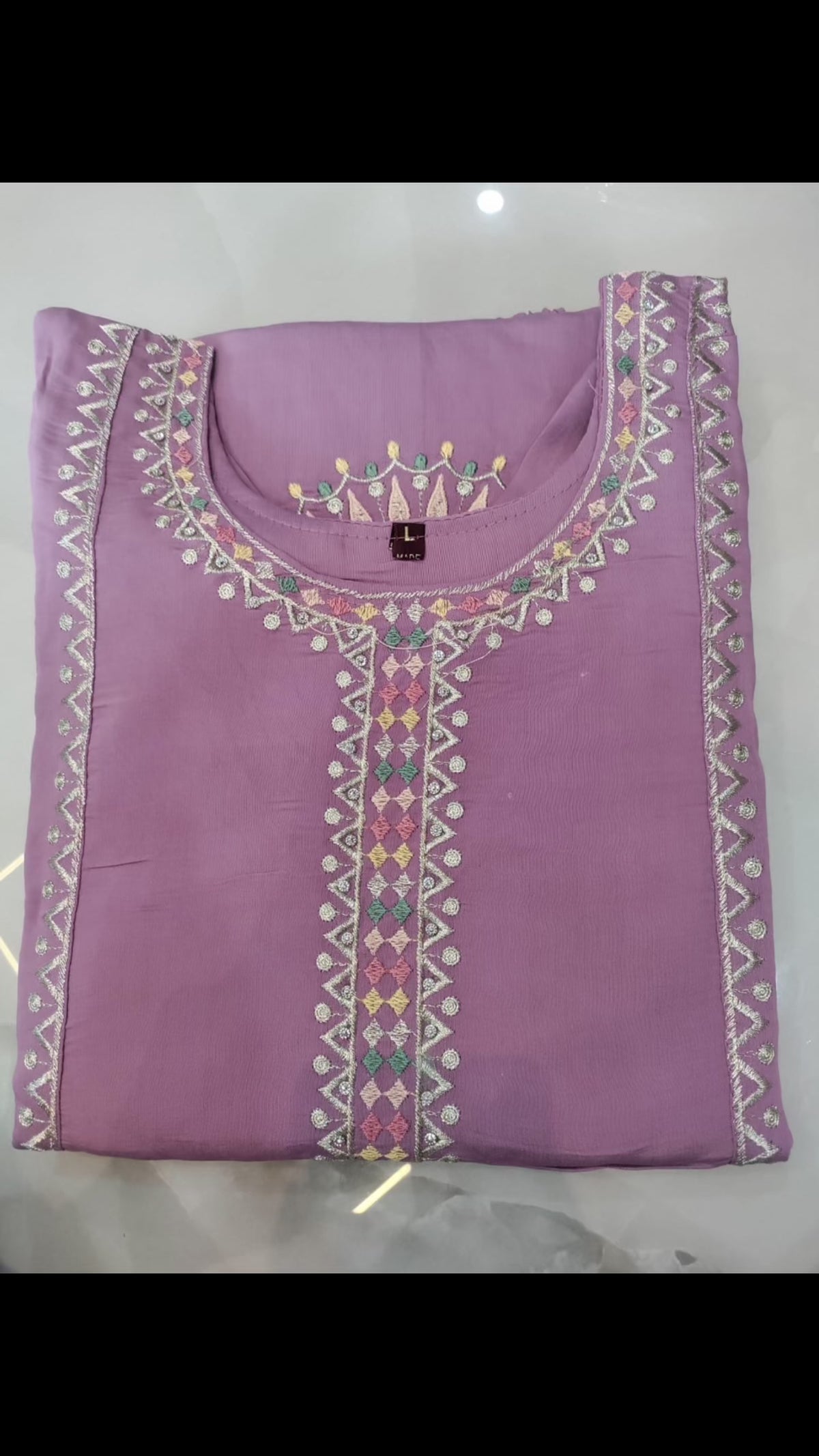 Pink Cotton Kurti