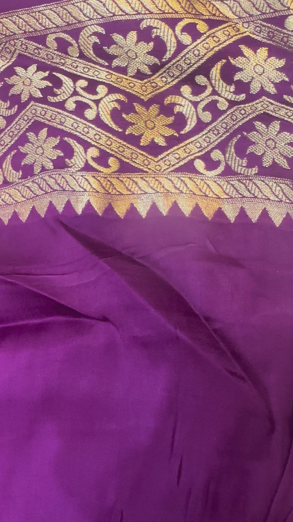 The Royal Plum: Premium Fancy Satin Saree with Meenakari Woven Paisley Motifs