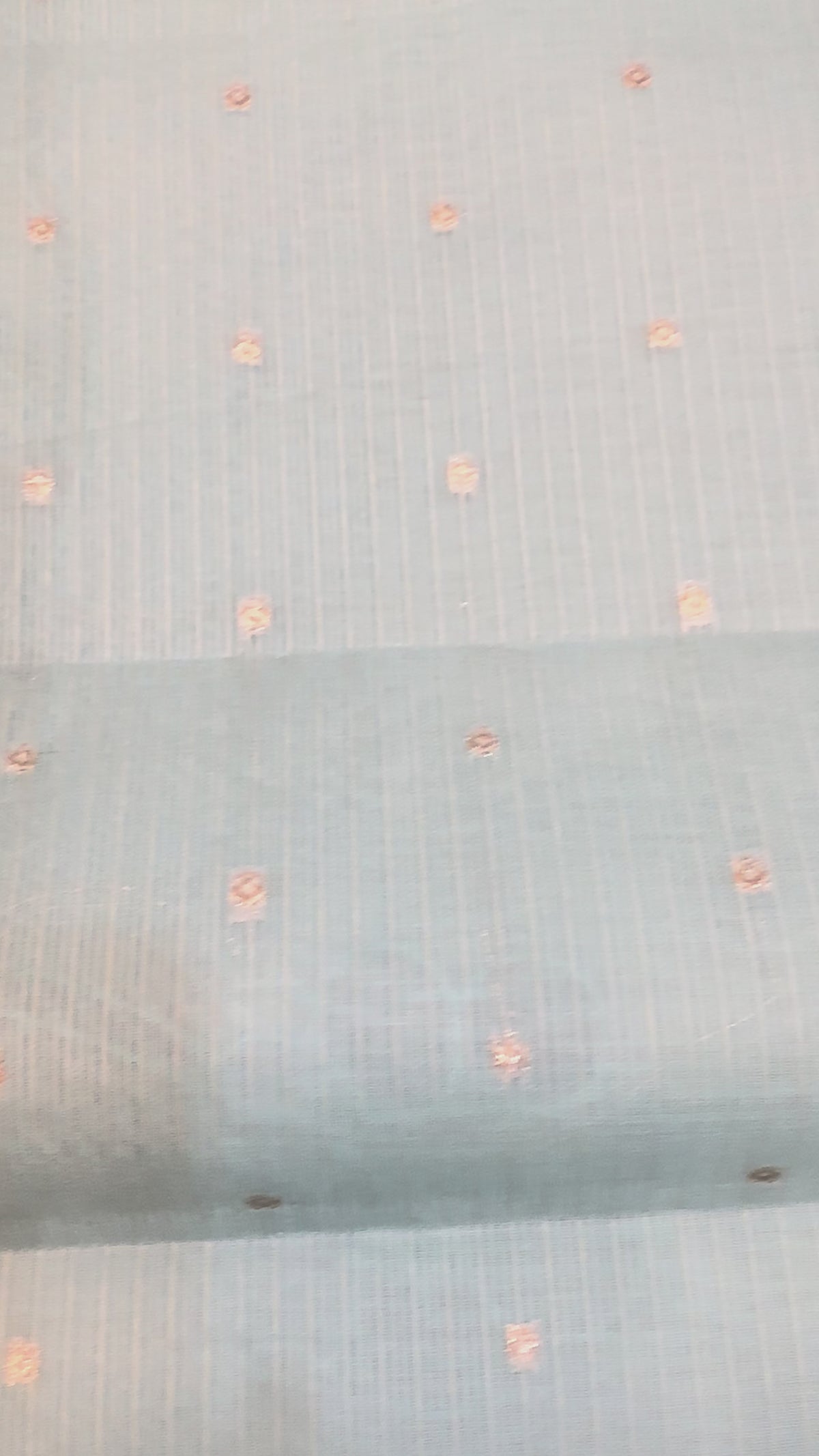 The Sage Botanical: Premium Light Linen Saree with Intricate Threadwork Vines