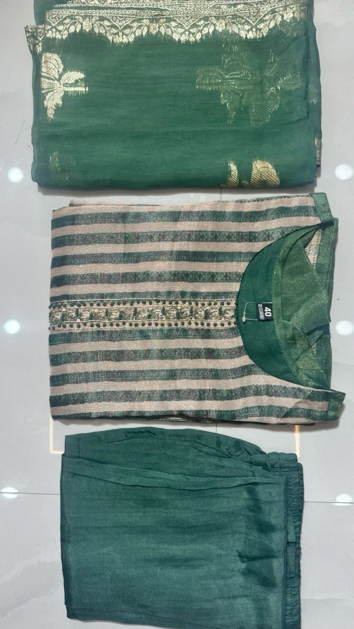 3 Piece Straight Kurti